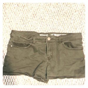 Olive shorts